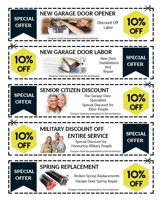 Garage Door And Opener Repairs Plainfield, NJ 908-481-4093 - coupons
